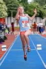 Inter girls triple jump, English Schools Track and Field. Photo: David T. Hewitson/Sports for All Pics
